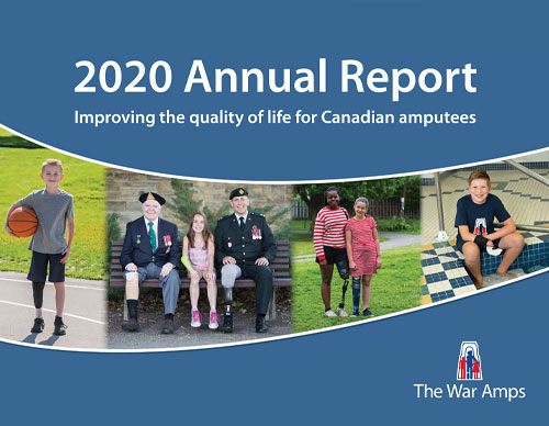 The cover of the 2020 annual report that links to the online version.