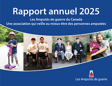 La page couverture du rapport annuel 2025, qui mène à la version en ligne.